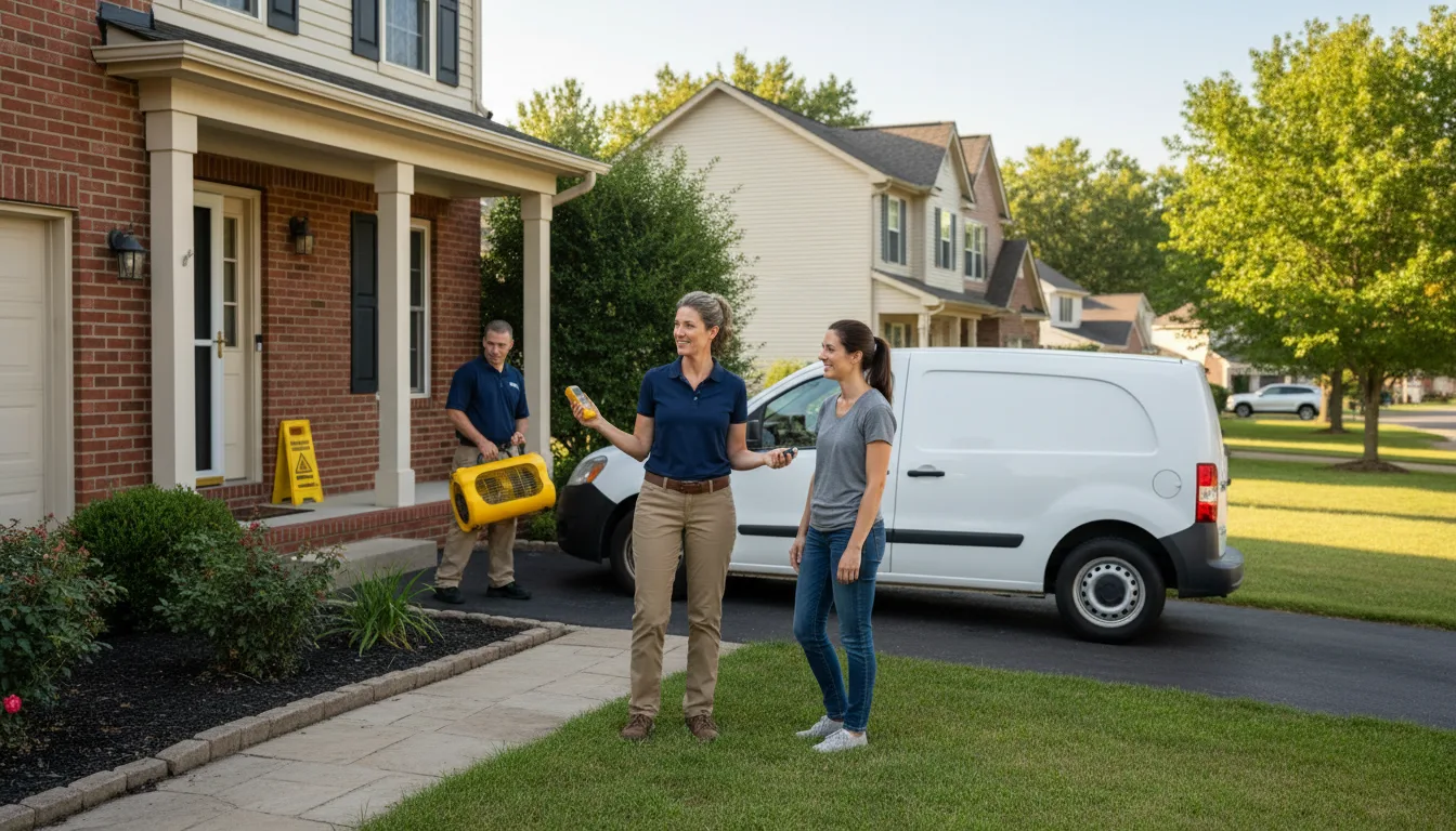 Residential water damage restoration in Wannaska, MN